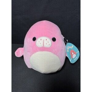 Squishmallows 8” Morlai the Manatee Mini Plush Toy, Decoration,Official Jazwares